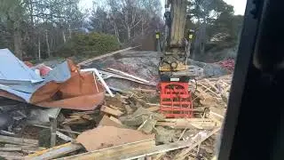 excavator work