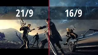 FINAL FANTASY XV Ultrawide 21/9 - COMPARAISON GRAPHISMES & FPS PC 1080p