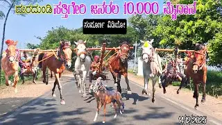 ದುರದುಂಡಿ ಸತ್ತಿಗೇರಿ ಜನರಲ 10,000 ಮೈದಾನ |Duradundi Sattigeri Horse Cart Race |दुरदुंडी सत्तीगेरी मैदान