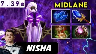 Nisha Void Spirit Midlane - Dota 2 Patch 7.39e Pro player Full Gameplay