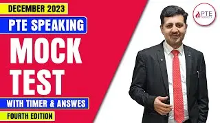 PTE Speaking Mock Test | December 2023 | Fourth Edition | Real Exam Questions PTE Society