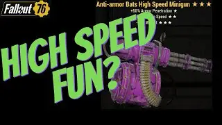 Fallout 76 - Can The Minigun Shred Without A Shredder