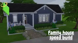 Cute family house // The Sims 4 Speed build