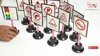 Road Symbol Knowledge | Educational Road Sign Set | Traffic Signals