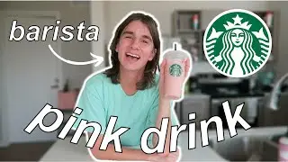 Как приготовить розовый напиток Starbucks дома // от бариста