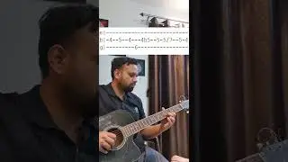 Aadat Guitar Solo | Tabs Short | Atif Aslam  #aadat  #chaitanyakakirde #guitar #tabs  #solo