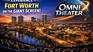 Spectacular views of Fort Worth City come alive on the giant screen at the Omni Theater ✨ #fortworth