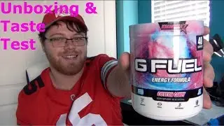 NEW! Cotton Candy GFuel (Unboxing & Taste Test!)