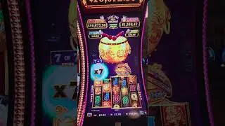X7 GOLDEN DRUM BONUS!  How Much Can We Win?!  #slots #gambling #casino