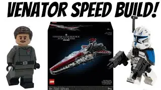 Lego Star Wars 75367 UCS Venator Speed Build!
