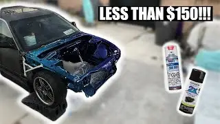 Покраска моторного отсека 240sx RATTLECAN!!! Супер чисто!