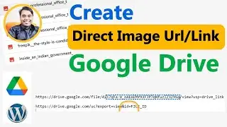 Google drive me image ka direct url/link kaise banaye wordpress page post ke liye?