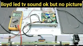 lloyd led tv panel repair//lloyd 40 led tv display repair//led tv no display problem