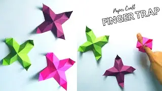 Origami Magic Finger Trap | Paper Finger Trap | Paper Craft Easy | DIY Cute Paper Toys |Easy Origami
