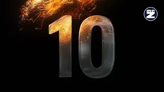Swirling Shiny Particles Countdown from 10 to GO! | Stunning Intro Animation | Countdown to START