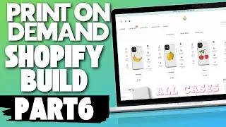 Print On Demand Shopify Store Build (Part 6 Header Menu, Contact Us Page, Faq, About Us & Logos)