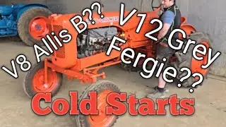 Private engine collection. V8 V12 Tractirs, 2 stroke V8 Diesels and MASSIVE stationary engines