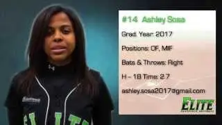 Akadema Elite: 2017 Ashley Sosa - Skills Video