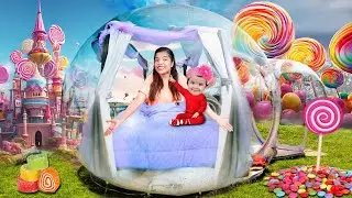 WE TRAPPED MYRA IN BUBBLE HOUSE | CANDY HOUSE