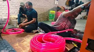 PVC Garden Pipe Manufacturing Business! How It's Made! Machine Making Process in Company