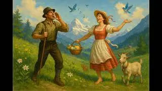 🎵 Echoes from the Mountain: Joyful Yodel Folk Duet | AI by Colten