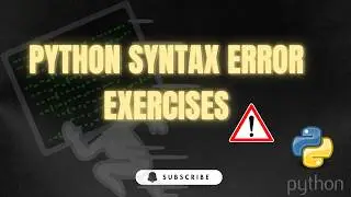 Syntax errors in Python