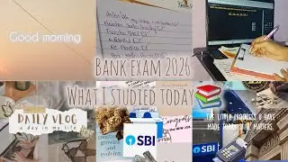 Bank exam 2026 in tamil|study vlog|What I studied today |target 2026 Bank exams#sbi#ibps
