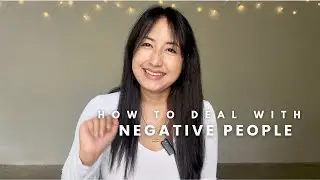 How I Cut Off Negative Vibes Without Feeling Guilty || How to Deal With Negative People
