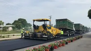 Step-by-Step Advanced Road Paving Machines  | Technology Modern Gravel Road Construction Process