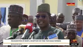 Inauguration Of BIORTC, Reception For Yobe Teen Eagle Winners