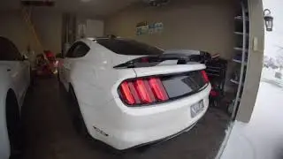 Cold Starting My Mustang On A Snowy Day