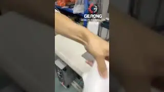 KN95 N95 foldable mask edge ultrasonic welding machine testing video