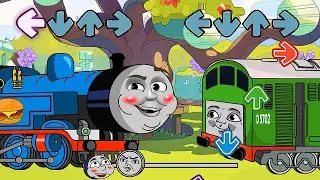 FNF NEW FAT Thomas Engine VS OLD Thomas Railway (Can Can) - Friday Night Funkin'