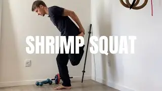 Shrimp squat (agachamento do camar&atilde;o)
