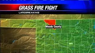 Crews Battle Wed. Night Wildfire Near Alva