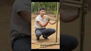 Craftsman makes beautiful rabbit cage #sungapao #farming