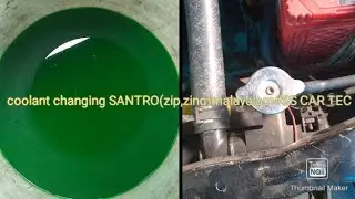 SANTRO ZIP(ZING)Coolent changing malayalam/SS car tec/ഈസിആയി coolent മാറ്റം