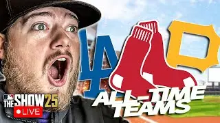 IT'S TIME TO USE ALL-TIME TEAMS AGAIN IN MLB THE SHOW 25 | 🔴LIVE VERTICAL