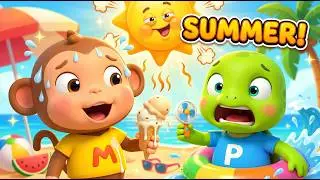 ☀️ Summer Fun Song | Learn Summer Words & Activities in English | Modo & Phoeniz | 4K Video