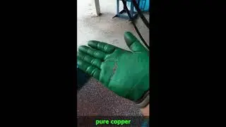 metal and nonmetal electrostatic separator for copper and plastic pvc separating