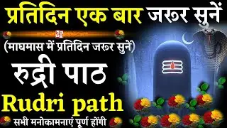 Rudri path ||रुद्री पाठ |प्रतिदिन एक बार जरूर सुनें| #@pujapathmantrastotra_shakti9 #rudripath #shiv