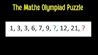 The Maths Olympiad Puzzle.