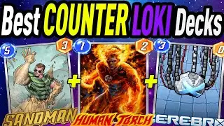 3 BEST DECKS TO COUNTER LOKI | The Best LOKI Counter DECK In The Marvel Snap Ladder & Conquest Mode