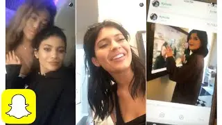 Kylie Jenner reacting to old vines on Snapchat | Kylie Snaps