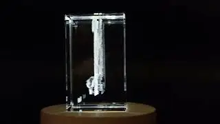 The World 3D Engraved Crystal - A Meaningful Crystal Art Piece For Achievers - FSS100