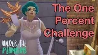 ONE PERCENT CHALLENGE Sims 4 Townies part 1 