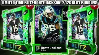 LIMITED TIME BLITZ DONTE JACKSON! 2 12X BLITZ PACK BUNDLES! | MADDEN 20 ULTIMATE TEAM
