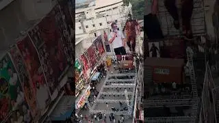 Allu Arjun Huge Cutout grand Celebrations of Pushpa 2 Release #alluarjun #pushpa2 #pushpa2review