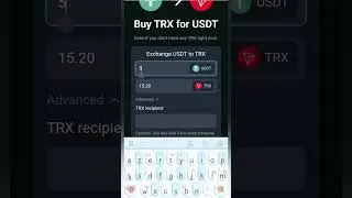 How to buy TRX with USDT in trust wallet even with zero TRX in your wallet #trending