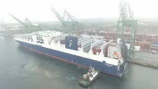 DJI Phantom 3 Video - New ACL Vessel ATLANTIC SUN - Fairview Cove - Halifax, NS (Sept 8, 2017)